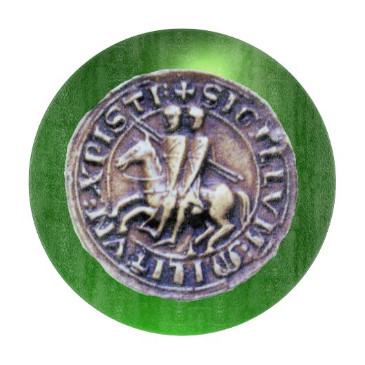 Planche À Découper SCEAU DES CHEVALIERS MODÈLE JEU vert (Devant)