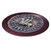 Planche À Découper SCEAU DES CHEVALIERS TEMPLAR gem violet (Coin)