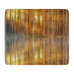 Planche À Découper Scène de la forêt de Misty