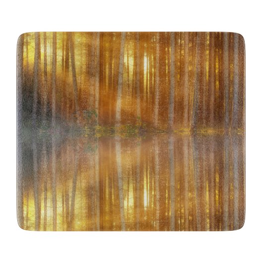 Planche À Découper Scène de la forêt de Misty (Devant)