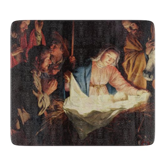 Planche À Découper Scène de la Nativité (Devant)