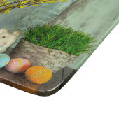 Planche À Découper Scène de lapin et d'oeuf de Pâques (Coin)