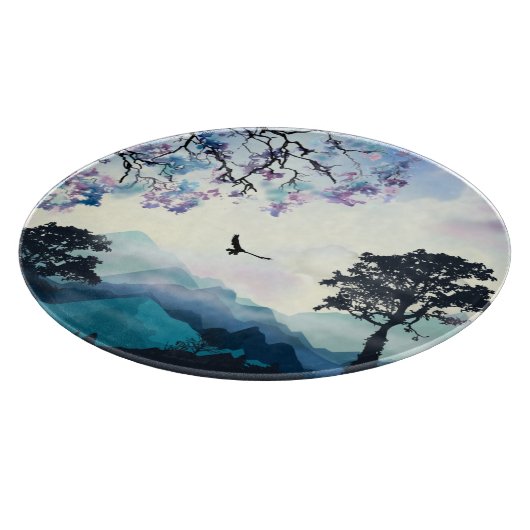 Planche À Découper Scène de montagne (Coin)