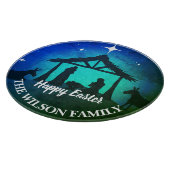 Planche À Découper Scène de Nativité - Joyeux Pâques | (Coin)