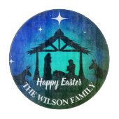 Planche À Découper Scène de Nativité - Joyeux Pâques | (Devant)