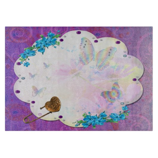 Planche À Découper Scène de rêve papillon Bijoux (Devant)