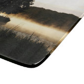 Planche À Découper Scène du lac Morning cbcna (Coin)