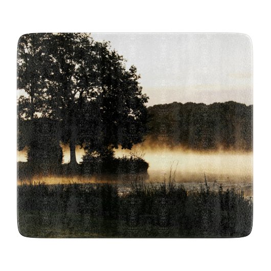 Planche À Découper Scène du lac Morning cbcnm (Devant)