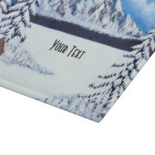 Planche À Découper Scène merveilleuse d'hiver (Coin)
