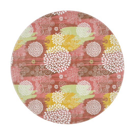 Planche À Découper Schéma floral 2 (Devant)