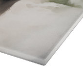 Planche À Découper Schnauzer Chien à Noël de neige (Coin)