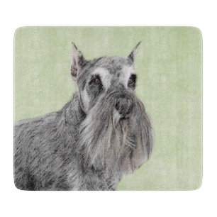 Planche À Découper Schnauzer (Giant, Standard) Peinture - Chien Art
