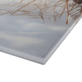 Planche À Découper Schnauzer Laisser neiger Noël (Coin)