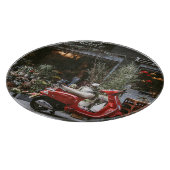 Planche À Découper Scooter rouge vintage (Coin)