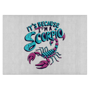 Planche À Découper Scorpion astrologique Vibes Vintage SIGNE Zodiaque