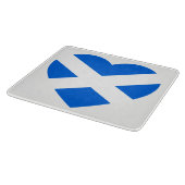 Planche À Découper Scottish Heartflag sur cbcnt blanc (Coin)