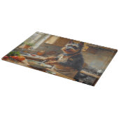 Planche À Découper Scottish Terrier Cooking in Kitchen (Coin)