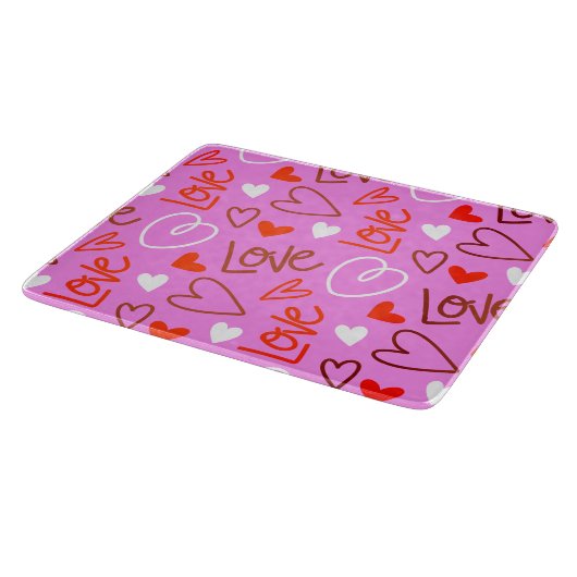 Planche à découper Scribbled Love (Coin)