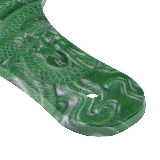 Planche À Découper sculpture de dragon chinois de jade verte (Coin)