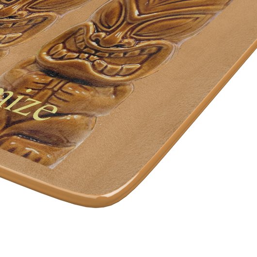 Planche À Découper Sculpture Gold Tiki Thunder_Cove (Coin)