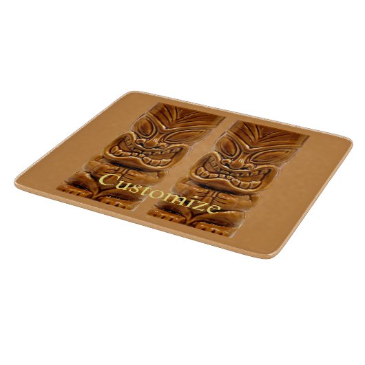 Planche À Découper Sculpture Gold Tiki Thunder_Cove (Coin)