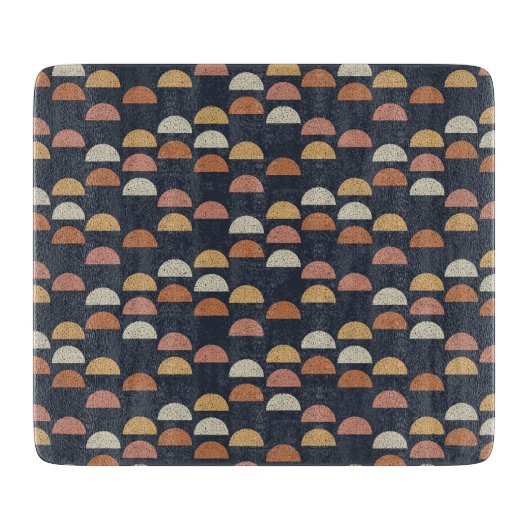 Planche À Découper Semi motif géométrique de cercle (Devant)