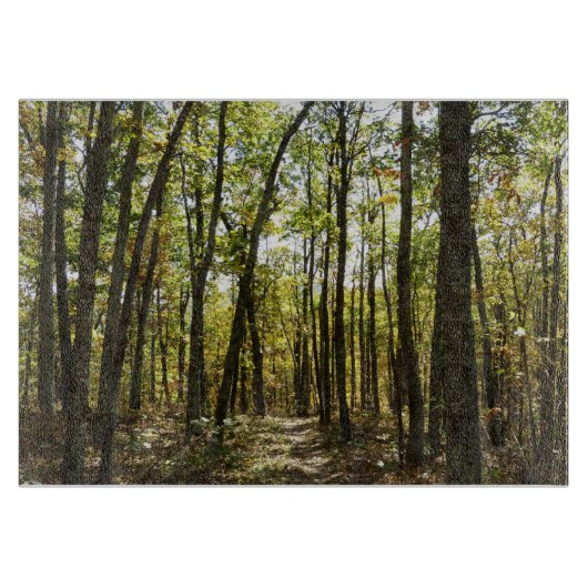 Planche À Découper Sentier des Appalaches en octobre à Shenandoah (Devant)