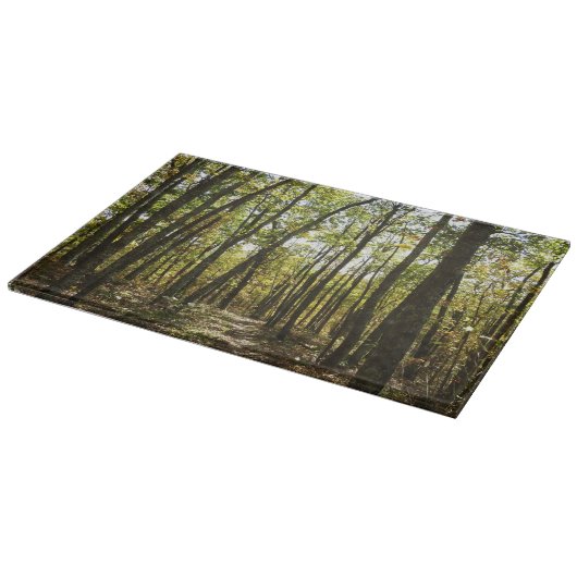 Planche À Découper Sentier des Appalaches en octobre à Shenandoah (Coin)