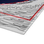 Planche À Découper Séquence Fibonacci et la Grande Vague (Coin)