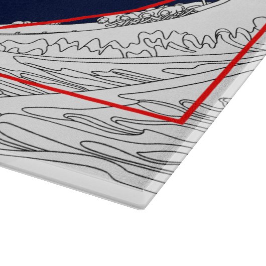 Planche À Découper Séquence Fibonacci et la Grande Vague (Coin)