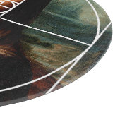 Planche À Découper Séquence Leonardo da Vinci Mona Lisa Fibonacci (Coin)