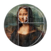 Planche À Découper Séquence Leonardo da Vinci Mona Lisa Fibonacci (Devant)