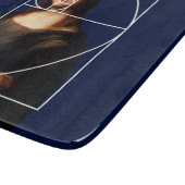 Planche À Découper Séquence Leonardo da Vinci Mona Lisa Fibonacci (Coin)