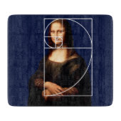 Planche À Découper Séquence Leonardo da Vinci Mona Lisa Fibonacci (Devant)