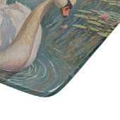 Planche À Découper Serenade de cygne tranquille (Coin)