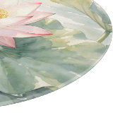 Planche À Découper Sérénité Lotus Rose Aquarelle (Coin)