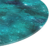 Planche À Découper Série Galaxy Turquoise 8  (Coin)
