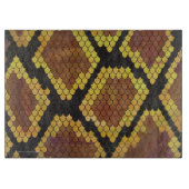 Planche À Découper Serpent Brown et impression or (Devant)