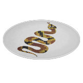 Planche À Découper Serpent Brown et Silhouette Or (Coin)