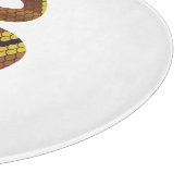 Planche À Découper Serpent Brown et Silhouette Or (Coin)
