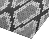 Planche À Découper Serpent copie grise, de blanc et de noir (Coin)