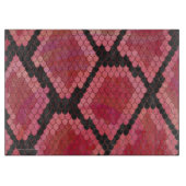 Planche À Découper Serpent noir et rouge (Devant)