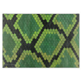 Planche À Découper Serpent noir et vert (Devant)