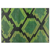 Planche À Découper Serpent noir et vert (Devant)