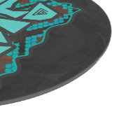 Planche À Découper Serpent Wild Me Impression Brown et Turquoise (Coin)