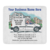 Planche À Découper Service de livraison d'aliments frais (Devant)