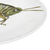 Planche À Découper Set de table en tissu de sauterelle verte (Coin)