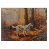 Planche À Découper Setter anglais en automne Leaves Fall Inspire (Devant)