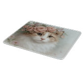 Planche À Découper Shabby Chic Cat Cutting Board (Coin)