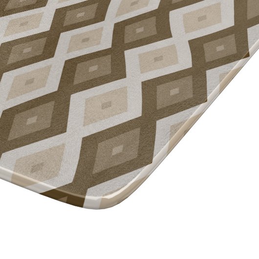 Planche À Découper Shades of brown diamond pattern (Coin)